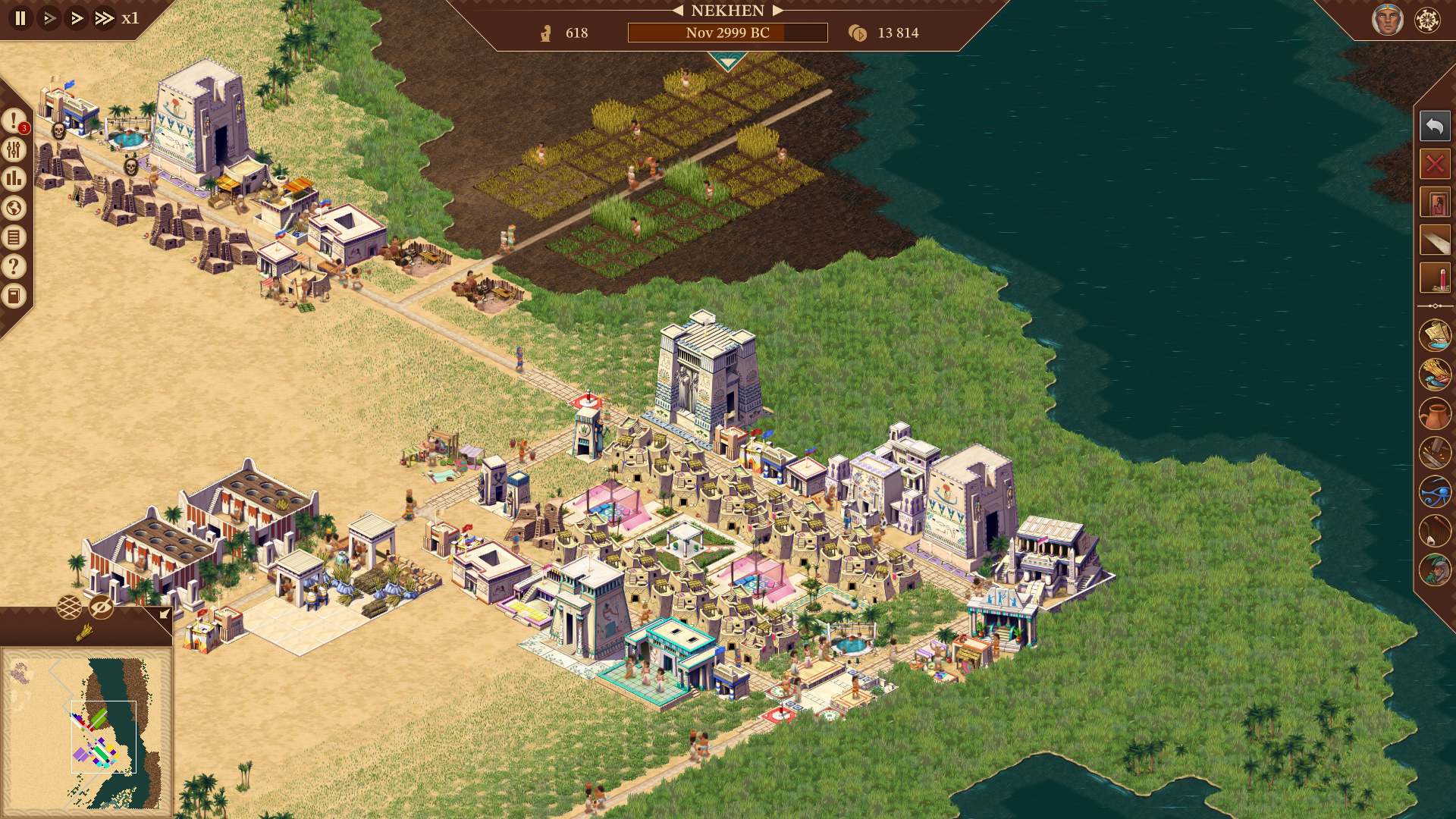 Pharaoh: A New Era - With UI 3 [Pharaoh mini map screenshot 5.png]